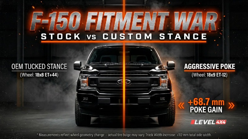 Wheel Offset Explained: Positive vs. Negative vs. Zero — What It Really Means for Your Truck