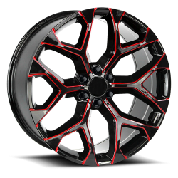Strada Wheel Replicas Snowflake 24x10 31
