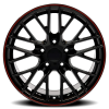 OE Wheels CV08A 17 9.5 54